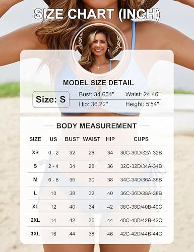 Blooming Jelly Womens Sexy 2 Piece Bikini Sets Cheeky High Cut Bathing Suit Color Block Textured U-Wire Swimsuits 2025 thumbnail 4