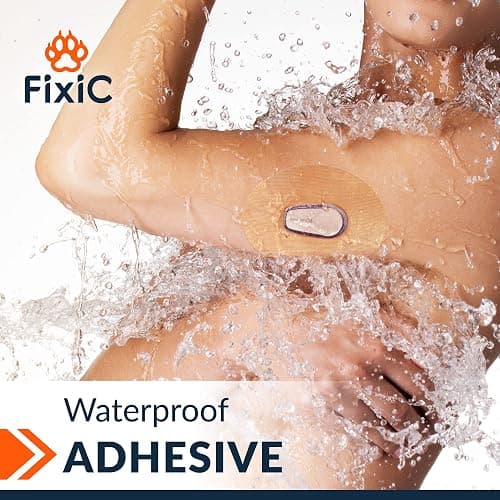 FixiC – Adhesive Patches for G6 – 25 Pack Premium Waterproof Adhesive Patches – Pre-Cut Back Paper – Adhesive Patch for G6 – Long Fixation! (Multi-Color) thumbnail 5