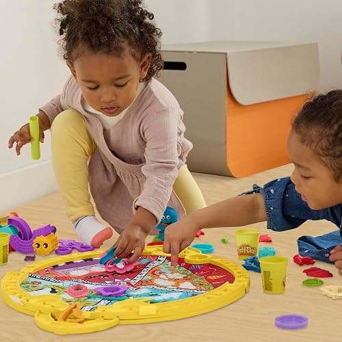 Play-Doh Fold & Go Playmat Starter Set with 19 Accessories, Preschool Toys for 3 Year Old Girls & Boys & Up, Kids Arts & Crafts thumbnail 11