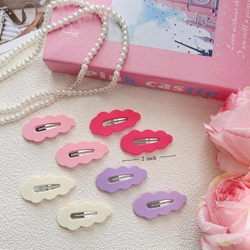 EleMirsa 40pcs Candy Colored Snap Hair Clips for Little Girl Non Slip Barrettes Hair Accessories for Baby Girl Teens Toddler Kids thumbnail 3