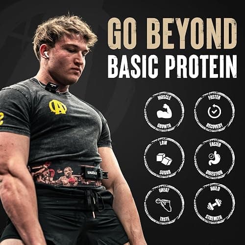 Animal Whey Isolate Protein Powder - Loaded for Pre & Post Workout Muscle Builder and Recovery with Digestive Enzymes for Men & Women - 25g Protein, Great Taste, Low Sugar - Cookies & Cream 4 lbs thumbnail 3