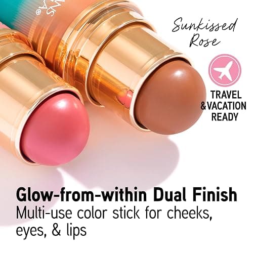 Physicians Formula Butter Glow & Go Multiuse Stick, Ultra-Creamy Radiant Finish Formula with Murumuru Butter, Vegan & Cruelty-Free- Sunkissed Rose thumbnail 2