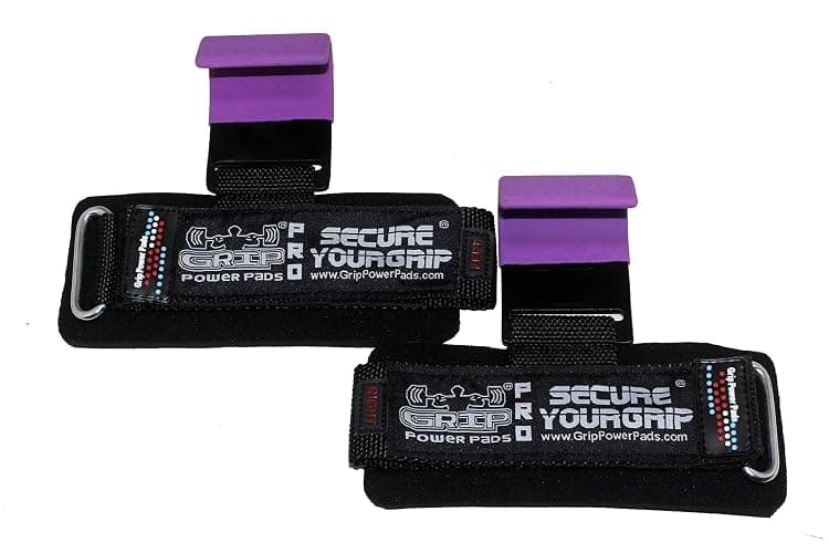Weight Lifting Rod Hooks Heavy Duty Wrist Wraps Power Weight Lifting Training Gym Grips Straps Set of 2 thumbnail 5