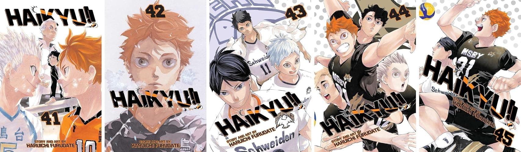 Haikyu!! Series, Complete (Vol. 1-45) Manga Set, by Haruichi Furudate (45 Books) thumbnail 9