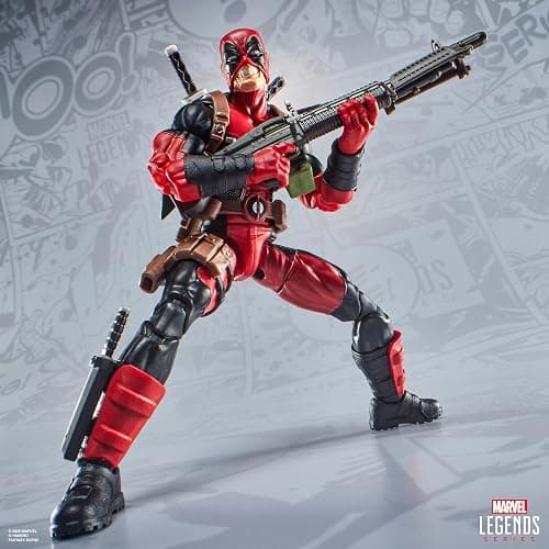 Marvel Legends Maximum Series Deadpool, Deluxe Deadpool Comics Collectible 6-Inch Action Figure with 24 Accessories Including X-Force’s Doop thumbnail 11