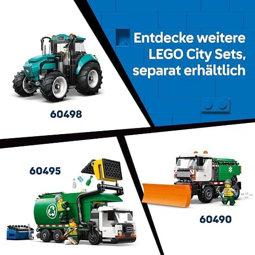LEGO City Betonmischer - Lehrreiches Baufahrzeug Spielzeug mit 3 Minifiguren, drehbarer Trommel & Ausgießfunktion - Geburtstagsgeschenk für Jungen ab 7 Jahren - 60478 thumbnail 9