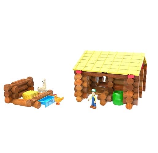 Lincoln Logs – Fun On The Farm - 102 Parts - Real Wood Logs - Ages 3+ thumbnail 10