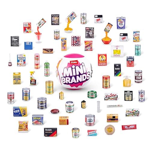 Mini Brands Retro 2 Pack Capsule with 60+ Mystery Mini's to Collect, Real Licenses, Rare Collectibles, Blind Pack, Ages 3+ thumbnail 4