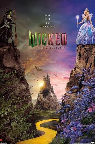 Trends International Wicked: For Good (2025) - Cliff One Sheet Wall Poster, 34L x 22.4W, Unframed Version - Image 1