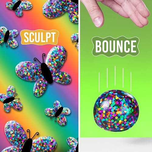 Crazy Aaron's Thinking Putty® - Social Butterfly - See-Through Sensory Putty for Kids and Grown ups in a 4" Tin - Creative and Endless Fun, Stress Relief Therapy Toys, Never Dries Out - Made in USA thumbnail 5