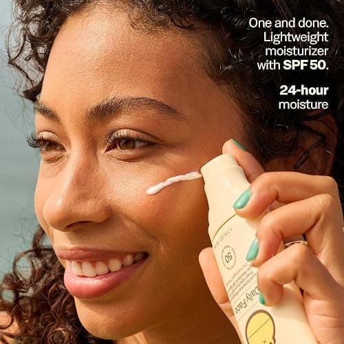 Sun Bum Daily SPF 50 Face Sunscreen Lotion - Broad Spectrum Moisturizing Facial Sunscreen with Vitamin E - Vegan and Hawaii 104 Act Compliant (Without Octinoxate & Oxybenzone) - Travel Size 1.7 oz thumbnail 2