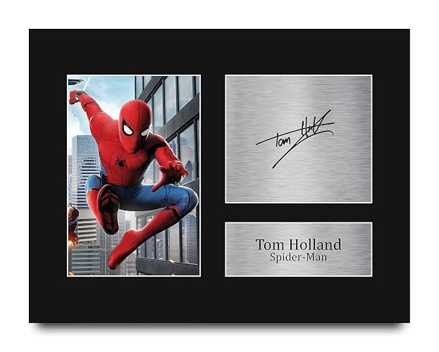 HWC Trading Tom Holland Gift USL Signed Printed Autograph Spiderman Gifts Print Photo Picture Display - US Letter Size - Image 1