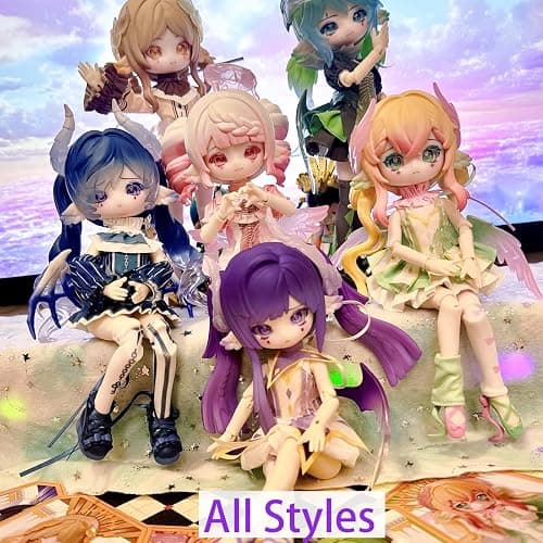 GNATAPIAY 1/12 BJD Dolls Blind Box,Kawaii BJD Dolls Symphony Poetry Girl Series 1/12 Ball Jointed Doll Collectable Action Figure Posable Dress Up Doll for Girls Birthday Gift thumbnail 7