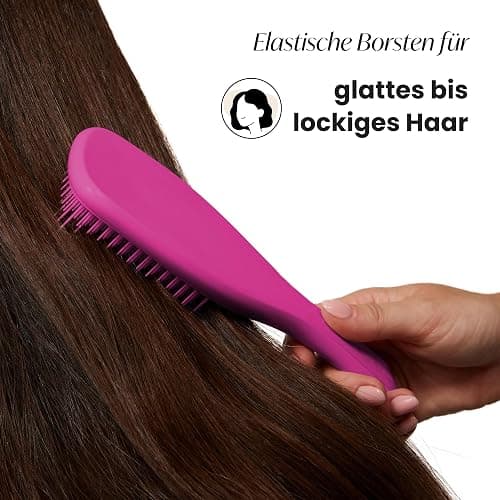Tangle Teezer Ultimate Detangler Haarbürste – Für Nasses & Trockenes Haar – Entwirrungsbürste für Alle Haartypen – Zweistufige Borsten Reduzieren Haarbruch & Entfernen Knoten – Pink thumbnail 3