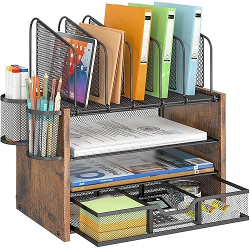 DAOUTIME 4-Tier Desk Organizer
