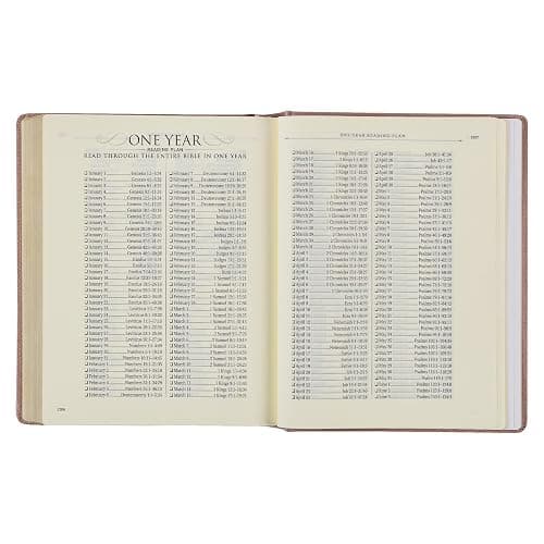 KJV Holy Bible, Large Print Note-taking Bible, Faux Leather Hardcover - King James Version, Rose Gold (KJV Note-taking Editions) thumbnail 8