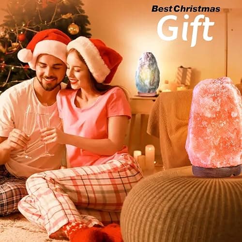Himalayan Crystal Rock Salt Lamp Authentic Quality Crystals with CE Certified Plug and Bulb Table lamp Night Bulb (2-3kg) thumbnail 7