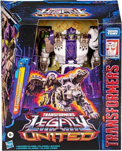 Transformers Generations Legacy United Leader Class figurine Beast Wars Universe Tigerhawk 19 cm thumbnail 2