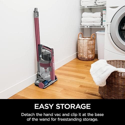 Shark Cordless Vacuum Cleaner, HEPA Filter, Lightweight, Portable, Rechargeable, Pet Hair Pickup, Removable Handheld, Crevice, Upholstery & Dusting Brush Included, 40-min runtime, Red, IZ362H thumbnail 9