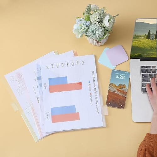 Mr. Pen- Binder Dividers with Pockets and Tabs, 8 Pack | Dividers for 3 Ring Binder with Pockets, Pocket Dividers for 3 Ring Binder with Tabs, Binder Dividers with Tabs and Pockets thumbnail 8