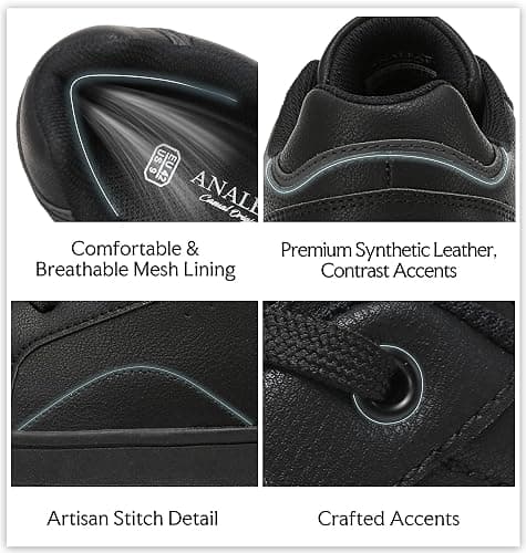 ANALEAF Mens Casual Shoes Fashion Dress Sneakers Classic Walking Shoes thumbnail 4