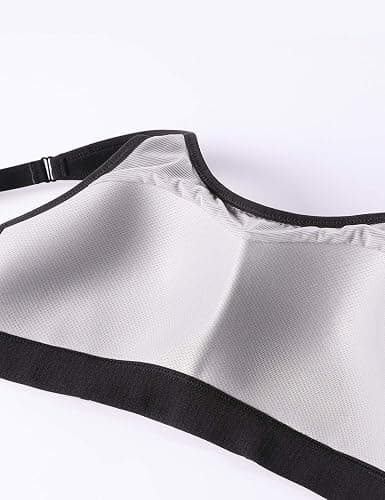 SYROKAN Bounce Control Plus Size Sports Bras for Women High Support Double Back Hooks Full Coverage Padded Wireless Bra thumbnail 7