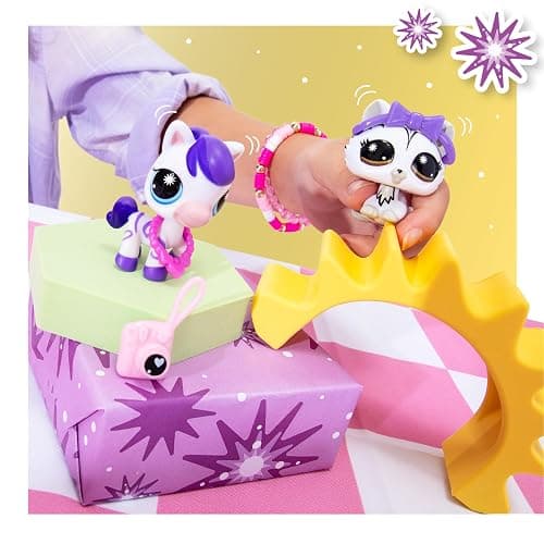 Littlest Pet Shop - Pet Pairs Bundle 4 Pack - Series 4 - Gen 7 Authentic LPS Bobble Head Toy Figure, Collectible Toy Animal, Ages 4+ thumbnail 9