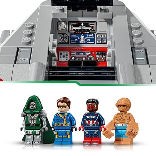 LEGO Marvel Avengers: Doomsday Quinjet 76347 | Building Toy for Boys & Girls, Ages 9+, Marvel Movie Memorabilia with 4 Minifigures, 433 pieces, Gift for Birthdays thumbnail 5