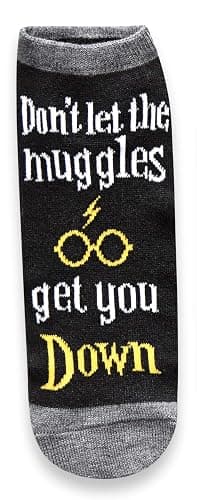 Hyp Harry Potter Marauder's Map Letter Muggle Juniors/Womens 5 Pack Ankle Socks Size 4-10 thumbnail 2