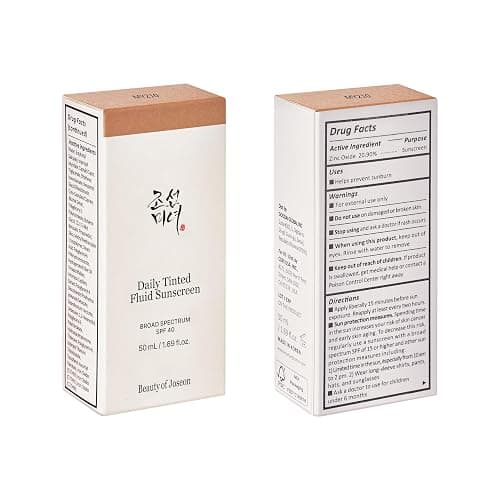 Beauty of Joseon Daily Tinted Fluid Sunscreen 12 Shades for Face Moisturizing Broad Spectrum SPF 40 Korean Skincare 50ml, 1.69 fl.oz #MY210 thumbnail 8