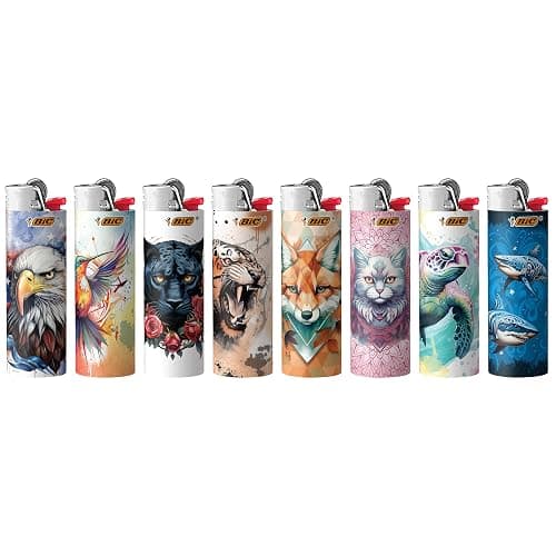 BIC Special Edition Tattoos Series Lighters, Set of 8 Lighters thumbnail 3