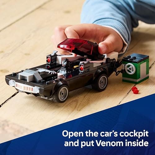 LEGO Marvel Spider-Man vs. Venom Muscle Car Toy - Building Set for Kids, Boys and Girls, Ages 7+ - with Spider-Man, Venom, and Spider-Woman Minifigures - Superhero Gift Idea for Birthday - 76309 thumbnail 3