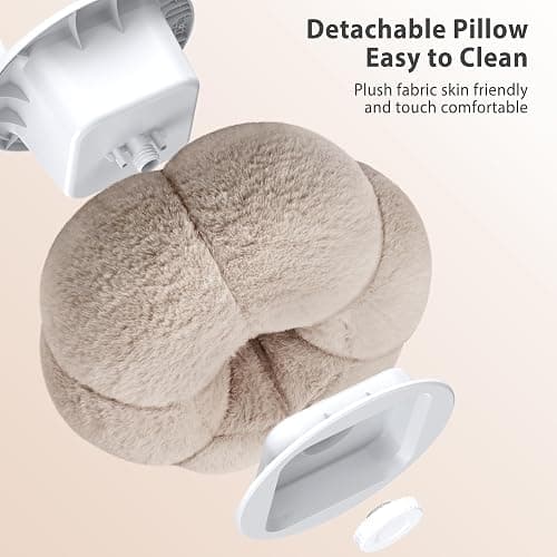 CreaDream Pumpkin Tablet Pillow Stand, Kindle Holder, Adjustable Kindle Stand for Bed with Detachable Snack Bowl, Compatible with 4.7"-13" IPad, Tablet, Phone(Khaki) thumbnail 5