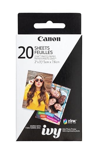 Canon IVY ZINK 2" x 3" Photo Sticker Paper 20 sheets Pack - Image 1