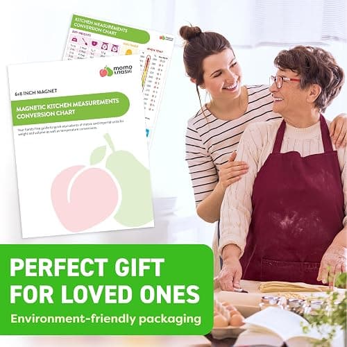 Kitchen Conversion Chart Magnet - Measurements Conversion Chart - Baking Supplies Baking Accessories Cooking Gadgets - Baking Kitchen Cooking Gifts for Women - Kitchen Gadgets thumbnail 8