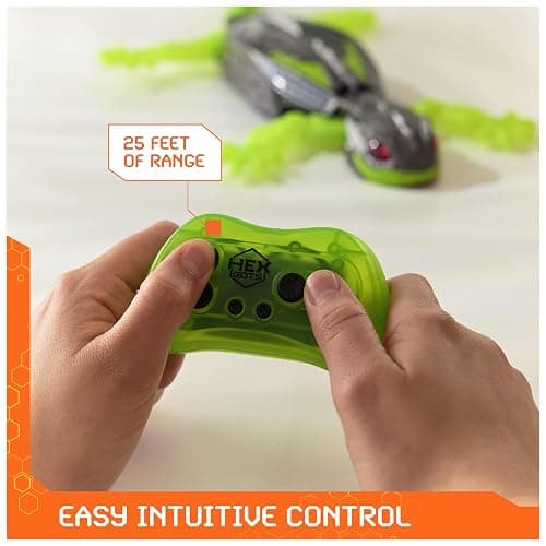 HEX BOTS Wall Crawler Gecko with Official Wall Climber Technology, Rechargeable Remote Control Robot Kids Toys, Prank Toys for Boys & Girls Ages 4 & Up thumbnail 5
