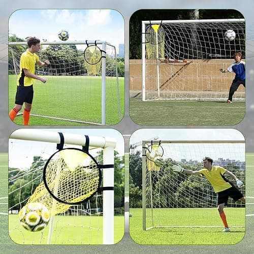 Football Target Net, Easy to Attach and Detach Soccer Goal Net for Goal Training and Accuracy Practice thumbnail 4