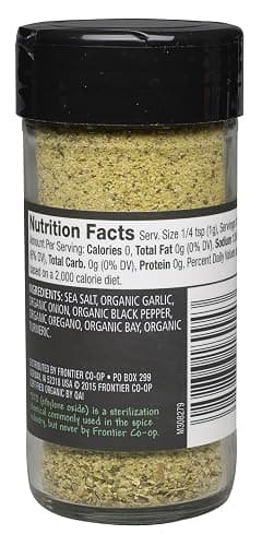 Frontier Herb Adobo Seasoning Blend, Non Irradiated, 2.86 Ounces (Pack Of 12) thumbnail 5