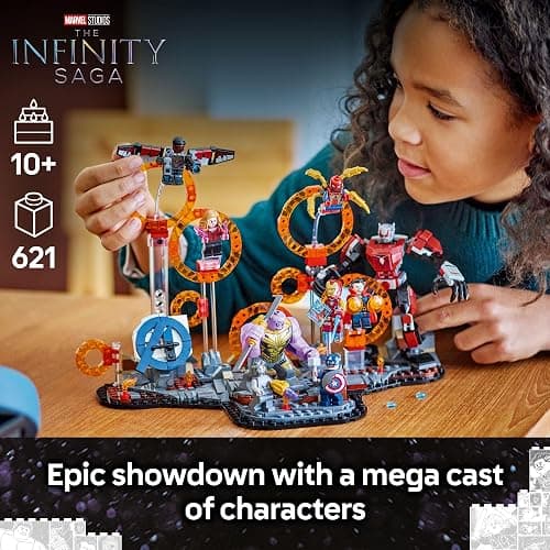 LEGO Marvel Avengers: Endgame Final Battle - Super Hero Building Set for Kids, Ages 10+ - 10 Figures Including Iron Man, Black Panther, and Iron Spider - Birthday Gift for Boys and Girls - 76323 thumbnail 2