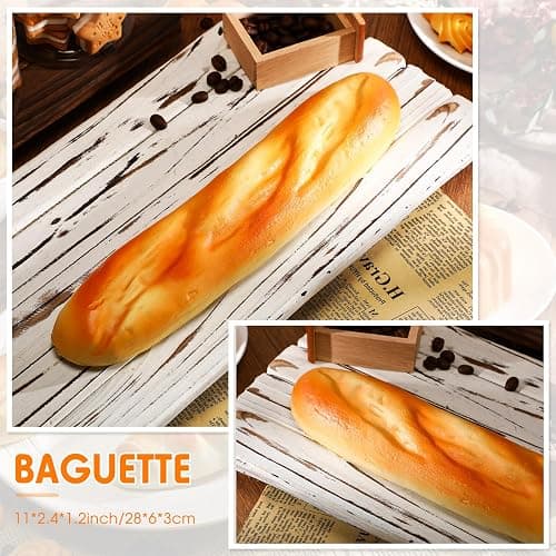 Foilswirl 5 Pcs Bread Stress Toy Soft Toast Breads Shape Toy Slow Rising Balls for Kids Adult Anxiety Stress Relief Funny Birthday Gifts Classroom Prizes Office Desk Decor(Bread Style 2) thumbnail 4