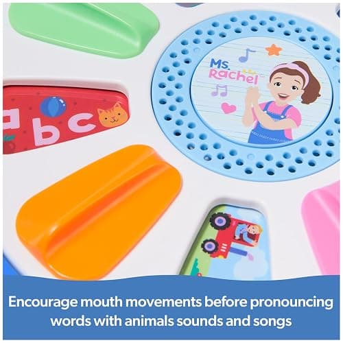 Ms. Rachel Official Spin Along Learning Wheel with 3 Learning Play Modes, Educational Toys & Toddler Toys for Girls & Boys Ages 1-3+ thumbnail 8