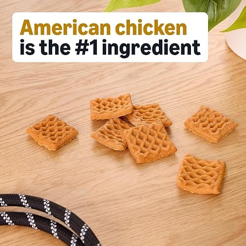 Amazon Basics Dog Treats Chicken and Waffle Bites 6oz (Previously Wag) thumbnail 3