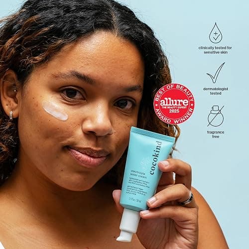 Cocokind Electrolyte Water Cream, Lightweight Face Moisturizer, 1.7 Fl Oz | Facial Moisturizer & Water Cream for Oily and Combination Skin, Made with Electrolytes, Hydrating Gel Moisturizer thumbnail 2