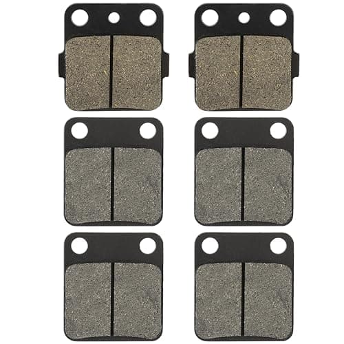 Caltric Brake Pads Compatible with Yamaha Raptor 350 YFM350 2004-2013 Front and Rear Brakes thumbnail 6