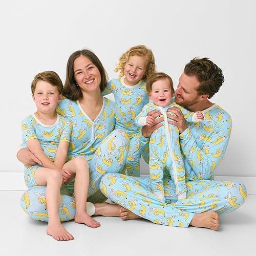 Little Sleepies Pajamas for Baby Boys & Girls, Viscose from Bamboo Baby Pajamas, Snug Baby Sleeper, Toddler PJs, 2-Way Zipper - 12-18 Months - Bananas thumbnail 9