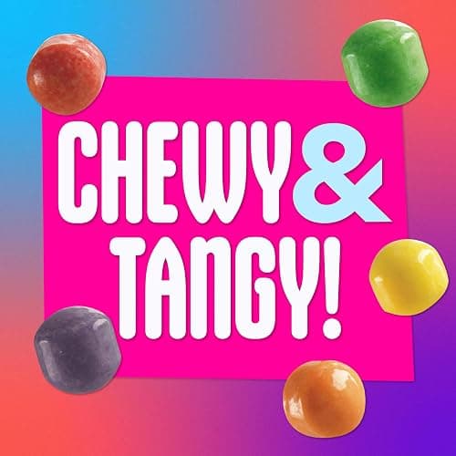 SweeTARTS Mini Chewy Candy, Mixed Fruit Flavors (Cherry, Grape, Lemon, Apple & Orange), Sweet & Tart Chewy Candy, 12 oz Bag thumbnail 2