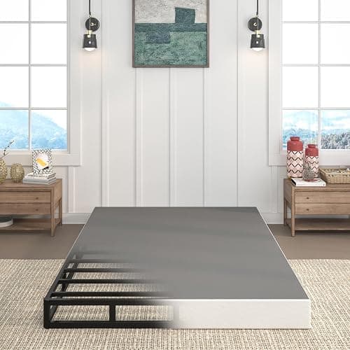 TROZULER 7 Inch Box Spring Full Size Bed, Heavy Duty Metal Mattress Foundation, 3000 lbs Capacity, High Profile, Noise-Free, Easy Assembly with Fabric Cover - Image 1