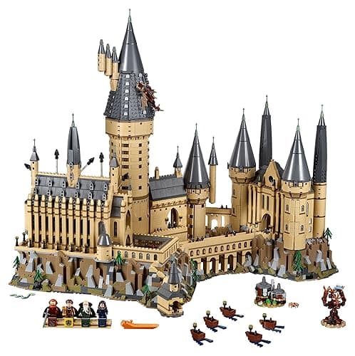 LEGO Harry Potter Hogwarts Castle 71043 Building Set - Model Kit with Minifigures, Featuring Wand, Boats, and Spider Figure, Gryffindor and Hufflepuff Accessories, Collectible for Adults and Teens - Multicolor thumbnail 5
