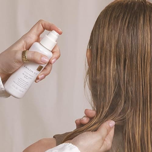 Kristin Ess Heat Protection Blow Dry Spray for Hair - Frizz Control + Anti-Humidity - Thermal Heat Protectant & Blowout Spray 450 Degrees - Adds Shine, Smooths, & Anti-Frizz - Pear Fragrance thumbnail 4