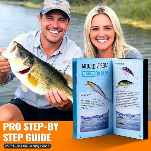 PLUSINNO Fishing Lures, All-in-One Fishing Tackle Box with Tackle Included, Fishing Gear Lure Bait Accessories Kit for Freshwater Bass Trout, Ideal Fishing Gifts for Men, Father & Beginners thumbnail 2